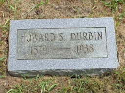 Howard Durbin tombstone
