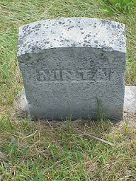 Minta Durbin Warner tombstone
