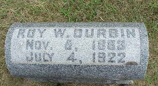 Tombstone of Roy Durbin