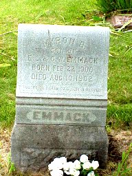 Myron Emmack tombstone