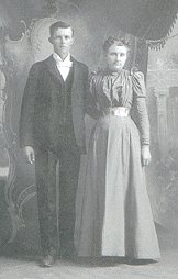 Elmer and Georgiana Miller Emmack wedding photo