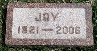 Joy (Clark) Emmack Machin marker