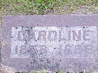 Caroline Engle tombstone