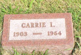 Carrie Engle tombstone