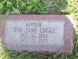 Eva Engle tombstone