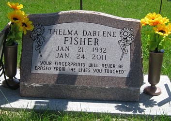 Thelma Fisher Tombstone