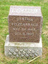 Cynthia Parks Fitzgarrald tombstone
