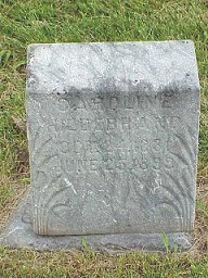 Caroline Schuman Hildebrand tombstone