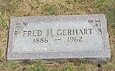Fred Gerhart tombstone
