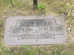 James Gray tombstone