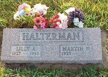 Lilly Halterman tombstone