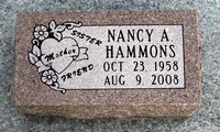 Nancy Hammons Monument - Click on photo for larger image