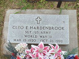 Cleo Hardenbrook miliary marker