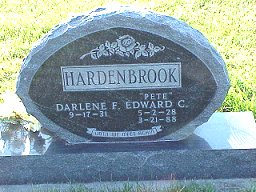 Edward Hardenbrook tombstone