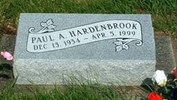 Paul Hardenbrook monument