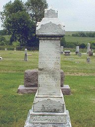 Lewis and Ann Helphrey tombstone