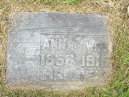 Ann Walker Henney tombstone