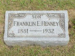 Franklin Henney tombstone