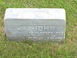 John Franklin Henney tombstone