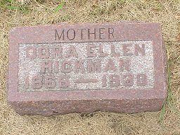 Dora Hurst Hickman headstone