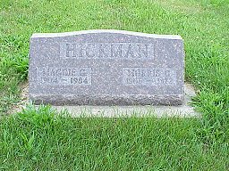 Maggie and Morris Hickman tombstone