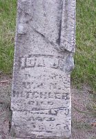 Ida Jamima Hitchler tombstone