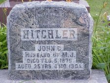 John C. Hitchler tombstone
