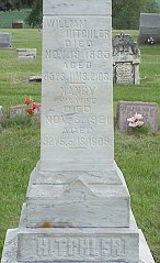 William and Nancy Miller Hitchler tombstone