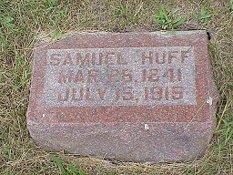 Samuel Huff tombstone
