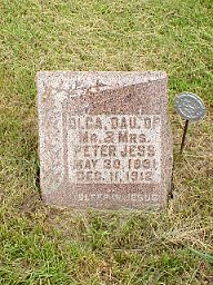 Olga Jess tombstone