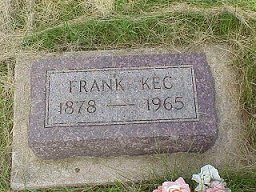 Frank Kec tombstone