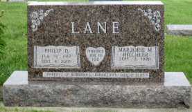 Philip Lane tombstone