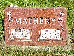 Thelma and Theodore Matheny Stone
