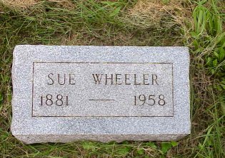 Sue Selbher Wheeler tombstone