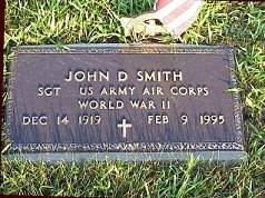 John Smith Military marker