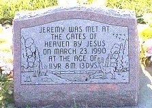 Jeremy Smith tombstone