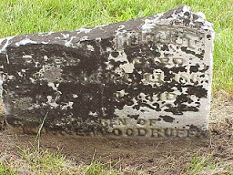 Infants Woodruff tombstone