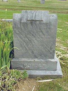 Joseph and Catherine Worden tombstone
