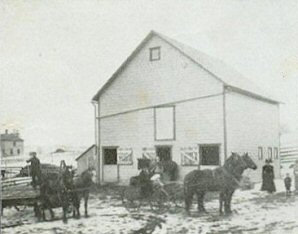 Barn of M. F. Berkley, Powesheik Twp.