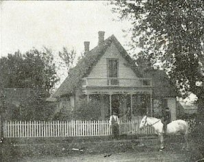 Residence of J. I. Cavett, Vandalia, Iowa