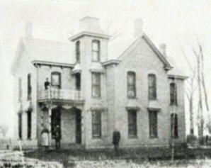 Residence of E. W. Hayes, Des Moines Twp.