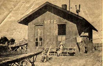 Depot at Metz, Iowa