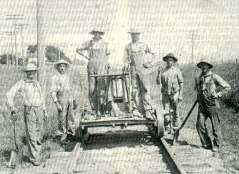 Rock Island Railway Workers near Metz, Iowa