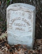 2nd Lieut E. D.  Duncan tombstone 