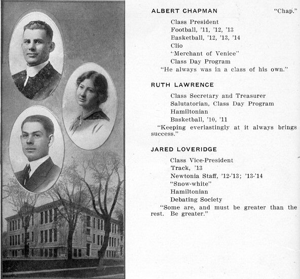 Newton High School Graduating Class of 1914