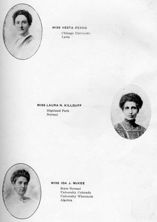Newton High School Faculty, 1914