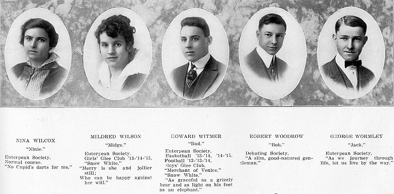 Newton High School Graduating Class of 1915
