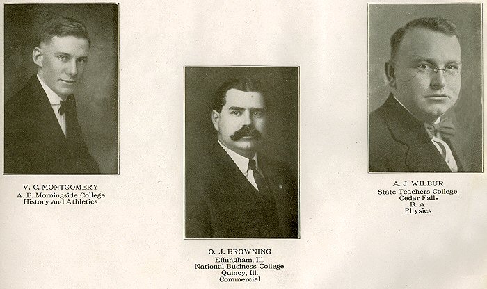 V. C. Montgomery, O. J. Browning, A. J. Wilbur