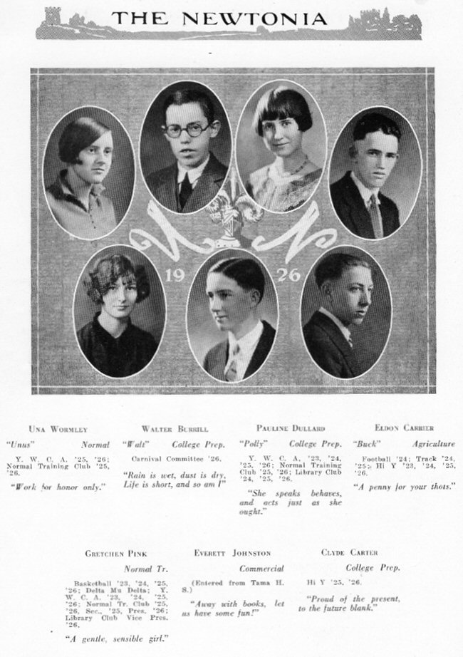 Newton High School Graduates, 1926