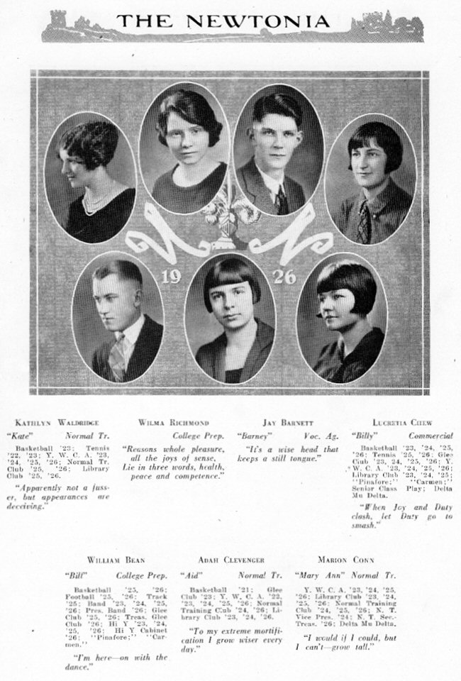 Newton High School Graduates, 1926